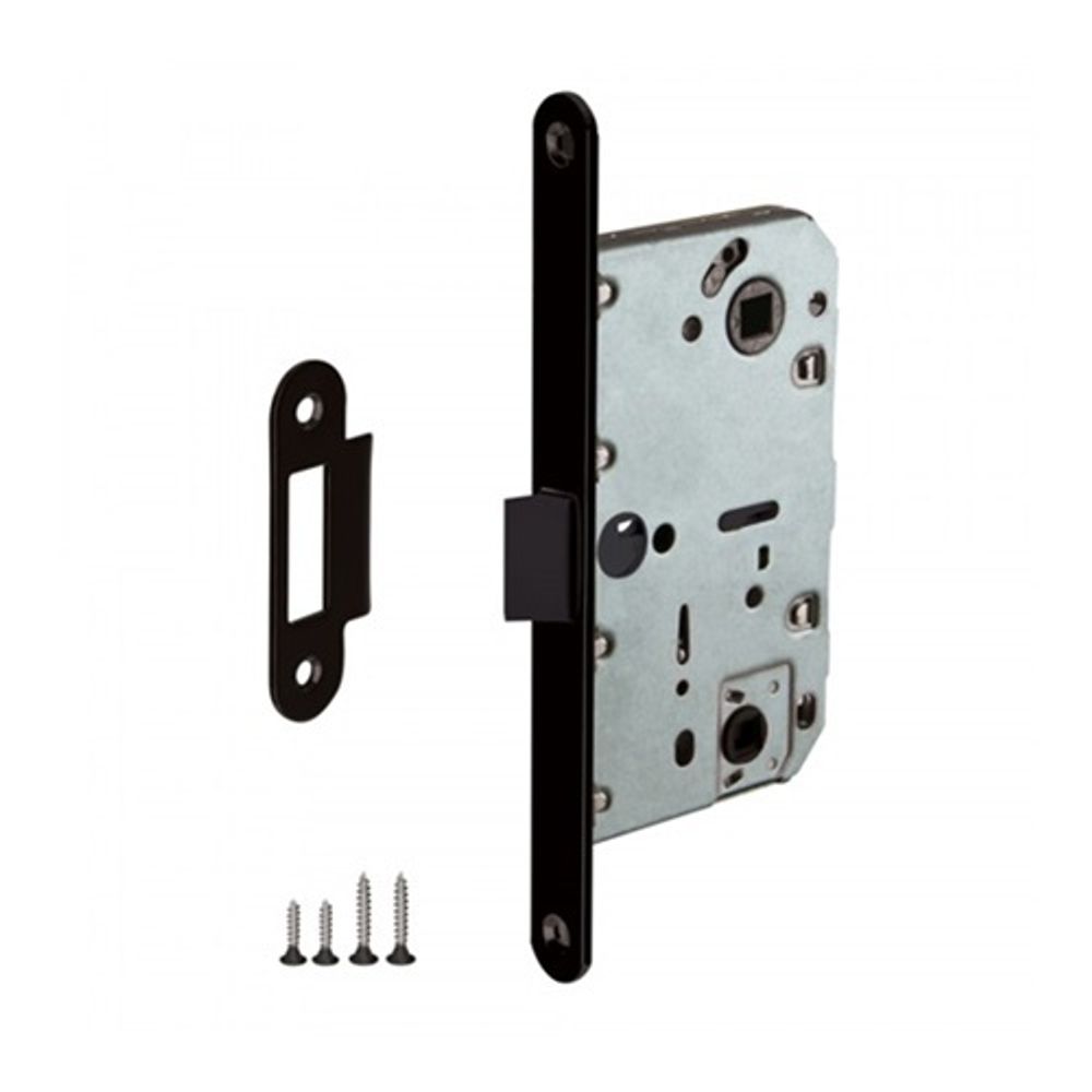 Защелка врезная PUNTO PL96WC-50/BL BL черный