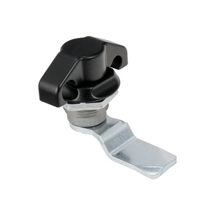 Замок мебельный MS714-3, 90° черный (под навесной замок)