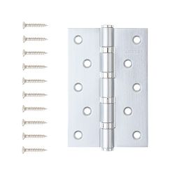 Петля дверная APECS 120x80-B4 Steel CRS сатин.хром (1шт)