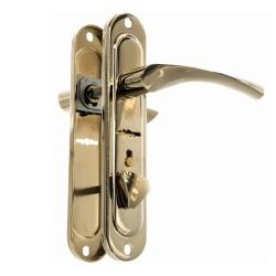 Ручки на планке APECS HP-42.0123-S-C G L золото левая