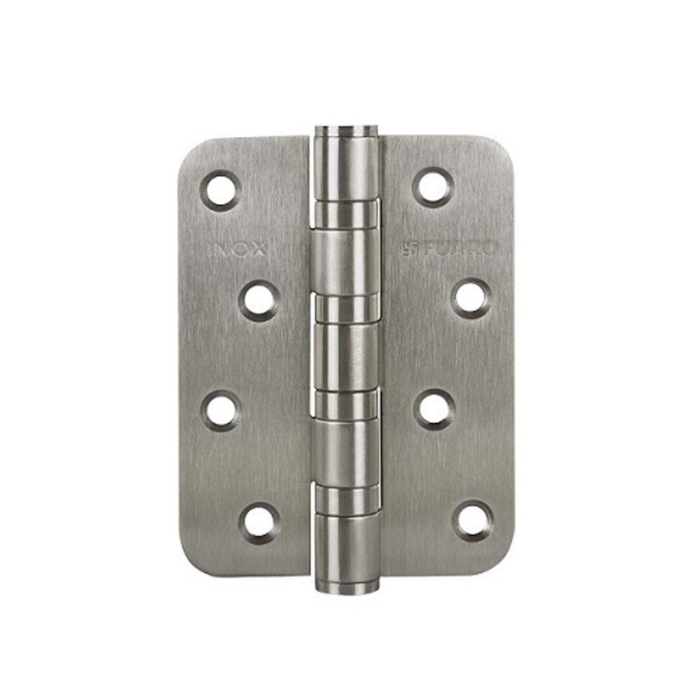 Петля дверная универсальная FUARO 4BB R10 102х76х3 INOX нержавейка