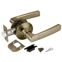 Ручка защелка PUNTO 6026 AB-P (без фик.) бронза /36807/