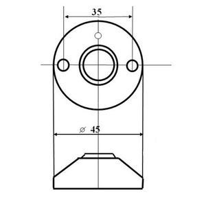 КТМ-Н (ТМ-накладной крашеный) Контактор Touch memory накладной вандалозащ. с индикацией