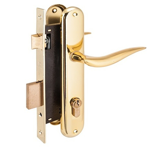 Замок врезной АЛЛЮР 0205 GP латунь