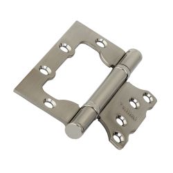 Петля универсальная без врезки PALLINI PFH 100x75x2,5 2BB SN матовый никель (1шт.)