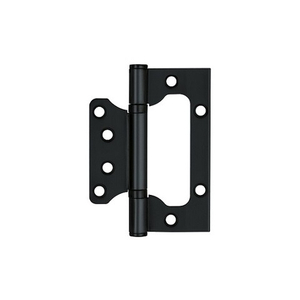 Петля универсальная без врезки AJAX 100/P-2B 100x2,3 BL черный /45305/ (1 шт)