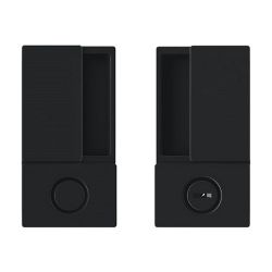 Ручка для раздвижных дверей AGB WAVE под WC B30002.02.93 (черный)