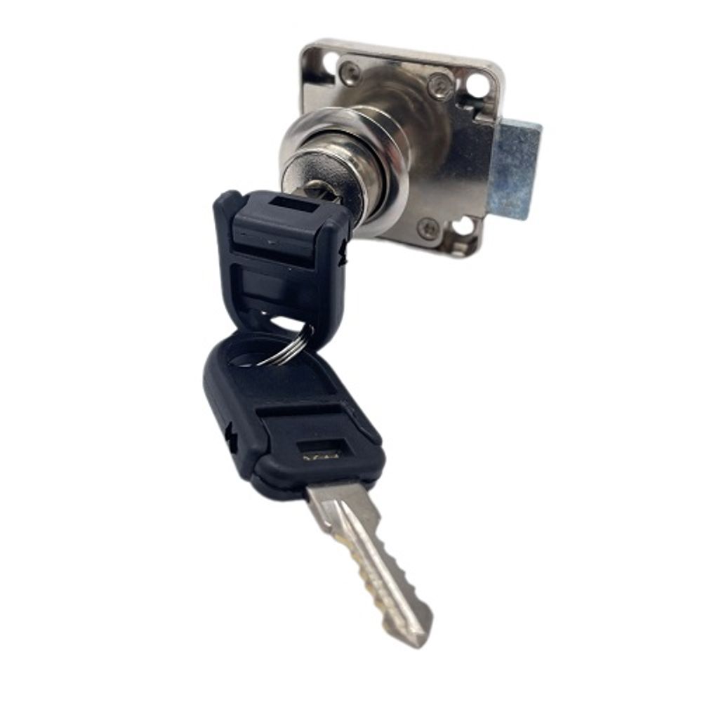 Замок мебельный 138-22 хром мастер система