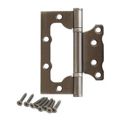 Петля дверная накладная APECS 100х75х2,5-B2 Steel GRF графит