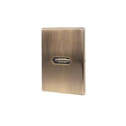 Декоративная накладка FUARO ESC 486-S-auto RL ABG-6 зеленая бронза /63257/ (1шт)