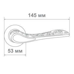 Ручка Медио 285 MABM мат.бронза