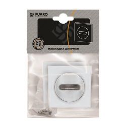 Накладка под сувальдный ключ FUARO SC KM SN/CP-3 мат.никель/хром /34357/ (1 шт)