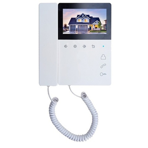 Монитор видеодомофона TANTOS Elly VZ с трубкой (белый), адаптир., TFT LCD 4,3"