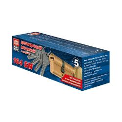 Цилиндровый механизм с вертушкой KALE KILIT 164 SM/70 (30+10+30) никель 5кл. /25567/