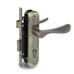 Замок врезной с ручками PALLADIUM ЗВ-AL 1708 AB бронза