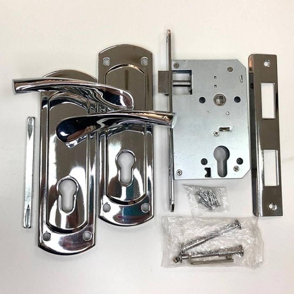 Замок врезной VETTORE 1423 CP хром