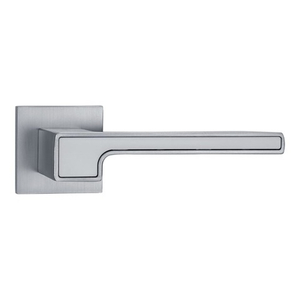 Ручка дверная VANTAGE V91L-2/WH SL мат.хром/белый