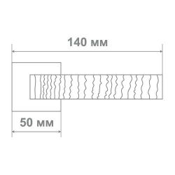 Ручка дверная Leo L3671-30 COFFEE кофе