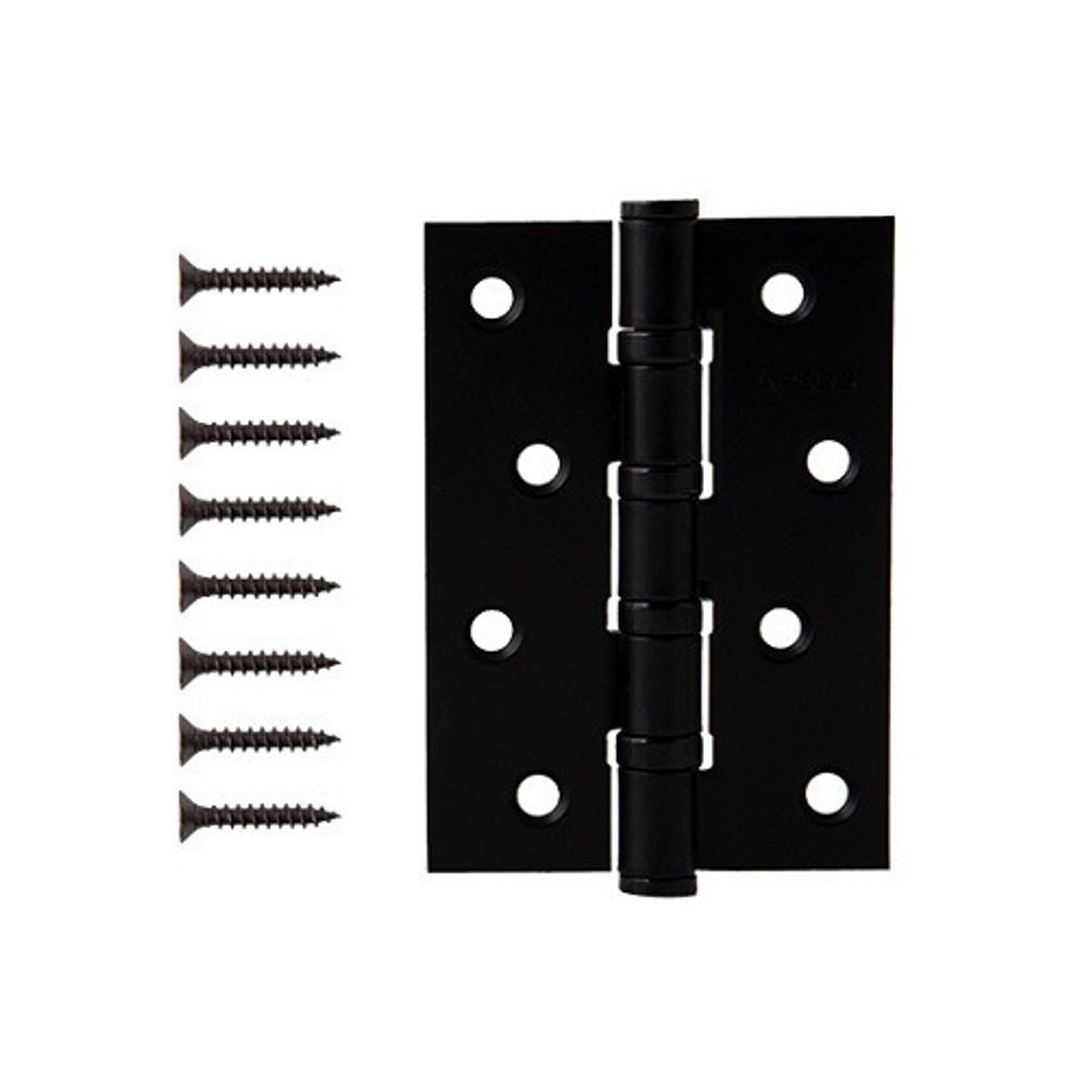 Петля дверная APECS 100x70-B4 Steel BLM черный матовый