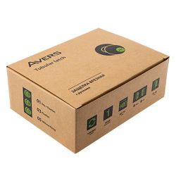 Ручка защелка AVERS 8023-01 (кл./фик.) NIS никель