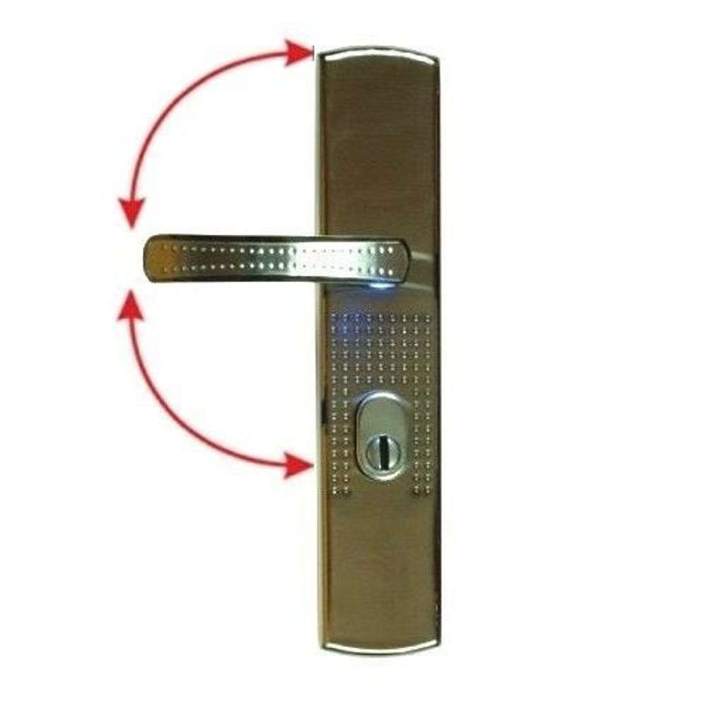 Ручка сплошная AL с подсветкой, левая ЗАМКОФФ