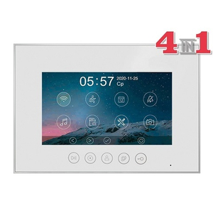 Монитор видеодомофона TANTOS Marilyn HD s VZ (белый) адаптированный, экран 7"