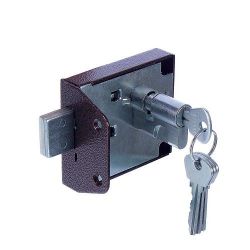 Замок накладной ЗЕНИТ ЗН1-2 медь /27871/