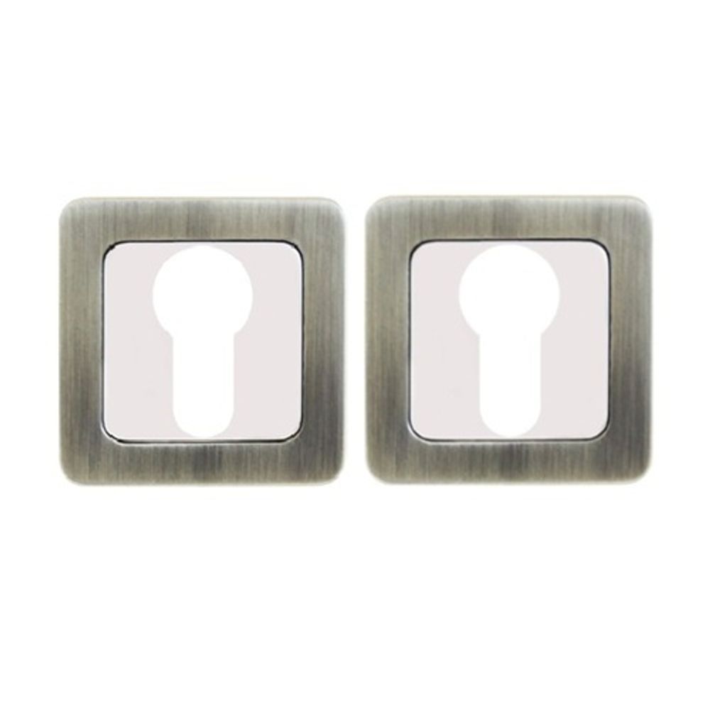 Накладка цилиндровая АЛЛЮР АРТ ET-S1 MAB/CP мат.бронза/хром