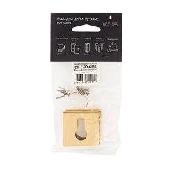 Накладки цилиндровые Code Deco Slim DP-C-30-GMS сатин.золото