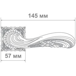 Ручка Медио 26-21 BCF золотая бронза