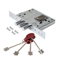 Замок врезной APECS T-57/S7 CR хром