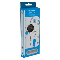 Замок межкомнатный магнитный под цилиндр ARMADILLO GRAVITY G02.196.50.85 BL черный /45993/