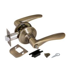 Ручка защелка AJAX 6010 AB-B (фик.) бронза /44437/