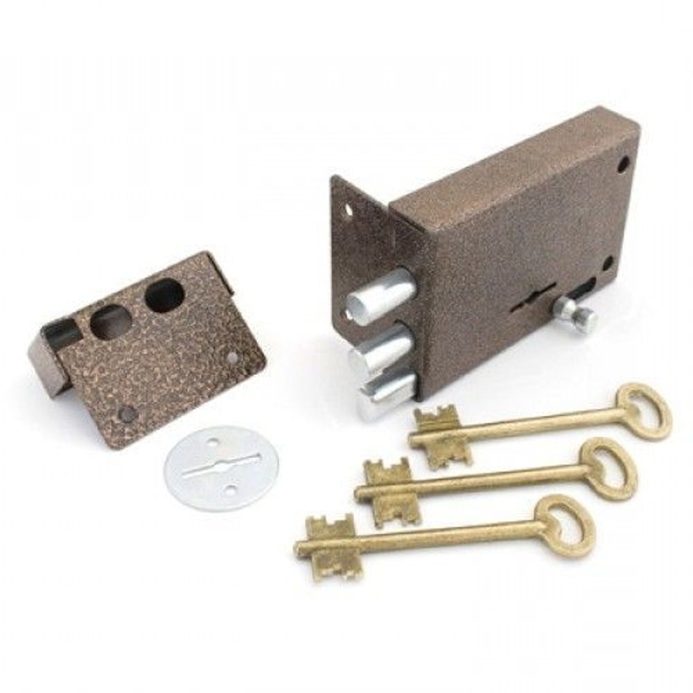 Замок накладной ГЮРАЛ ЗН4-3 правый 3 ключа