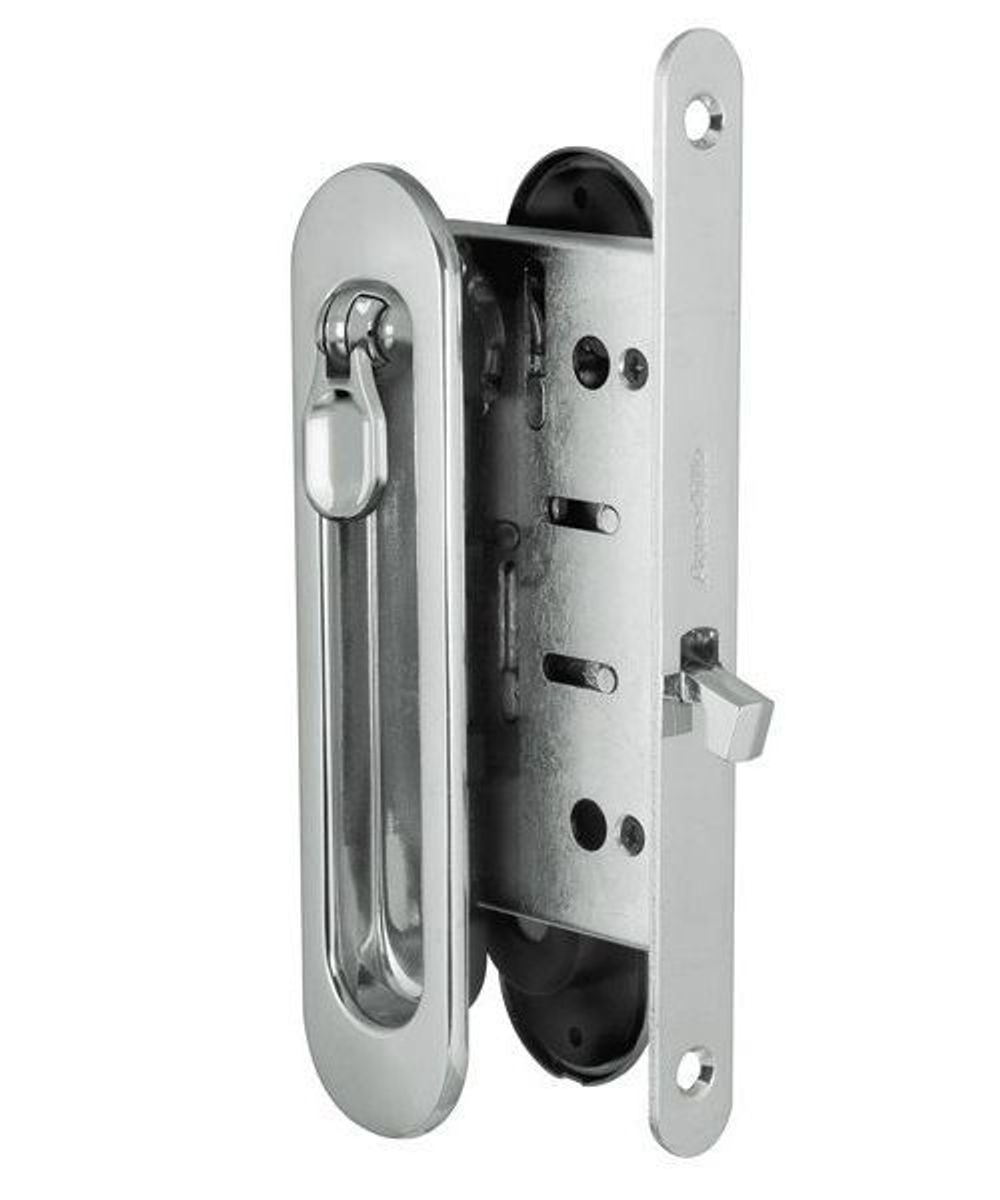 Набор для раздвижных дверей ARMADILLO SH011-BK CP-8 хром /26677/