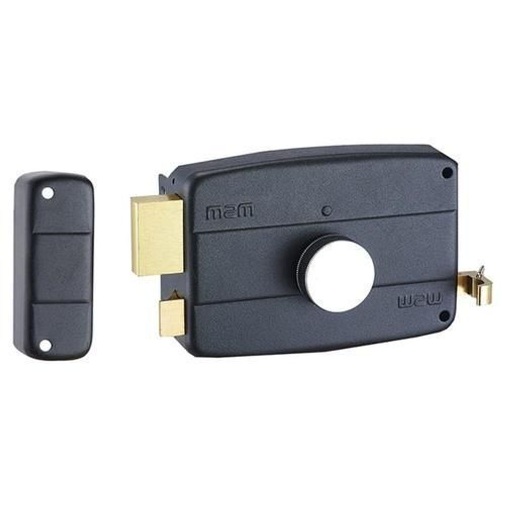 Замок накладной MSM RL 14-B-W BK черный