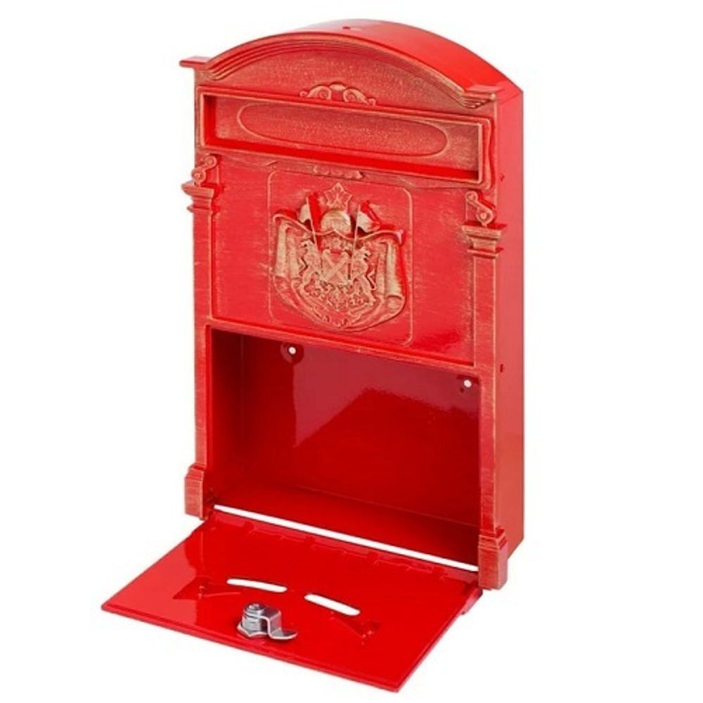 Ящик почтовый АЛЛЮР №4010В антик красный