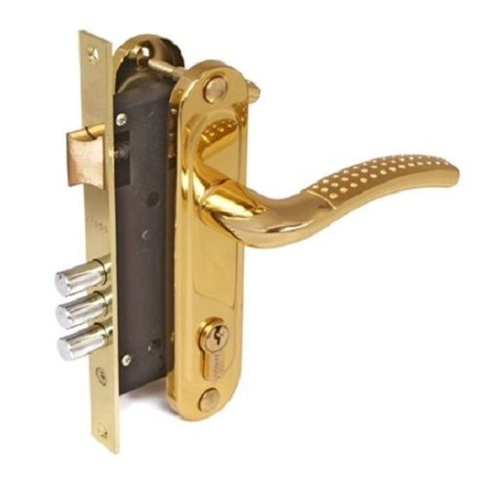 Замок врезной APECS 1527/60 G/GM золото/мат.золото