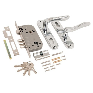 Замок врезной АЛЛЮР 102/3 CP хром