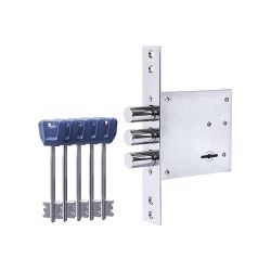 Замок врезной сувальдный PUNTO MDV30S-817 CP (V30/S) CP хром 5кл. /45897/