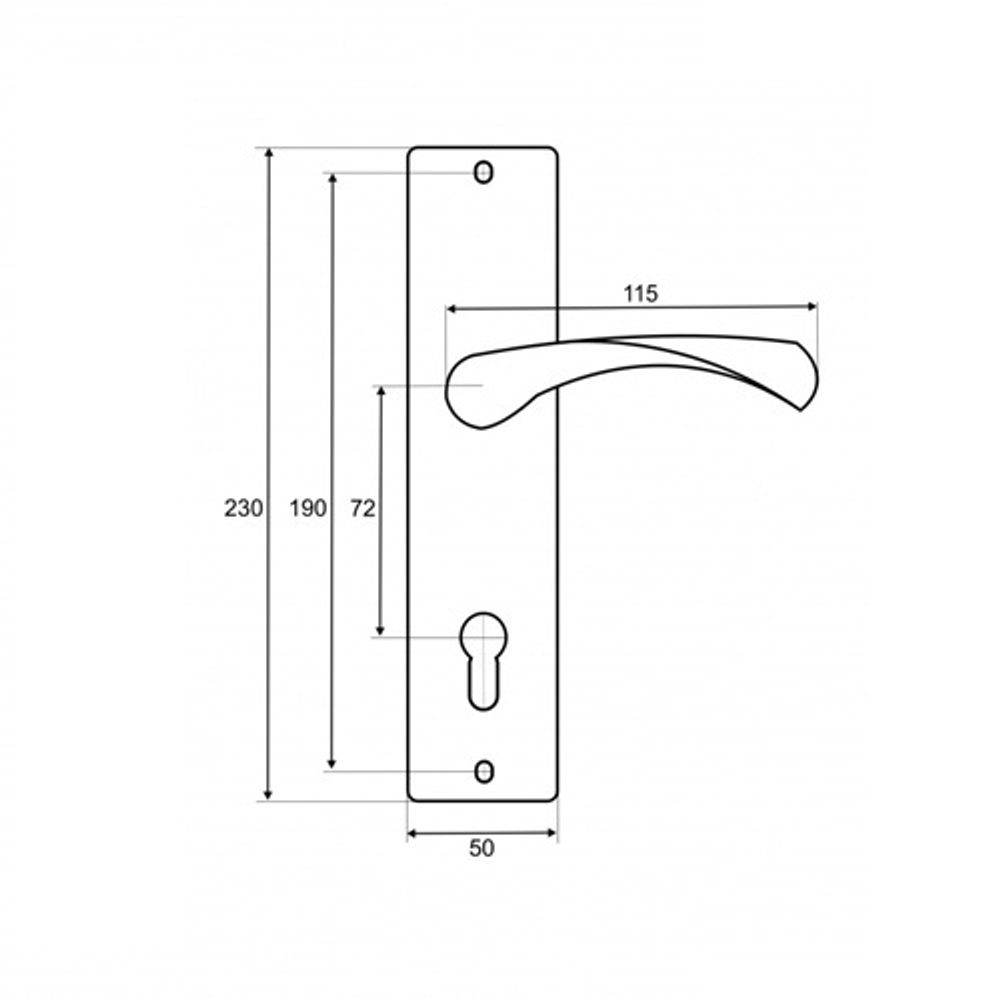 Ручки на планке VETTORE 72.323-2 AB бронза