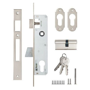 Замок врезной KALE KILIT 253 (25мм) никель 3кл. /1102/