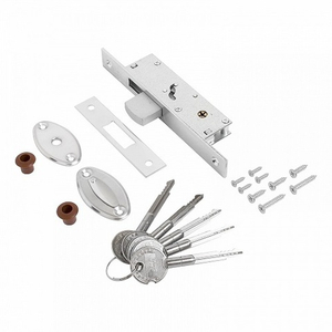 Замок врезной БУЛАТ ЗВ 1-1П 20.00.20.04 (71-K-CR) хром