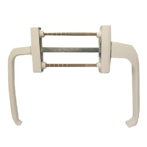 Ручка двухсторонняя WDP металл. 2051 (узкая/широкая), белая