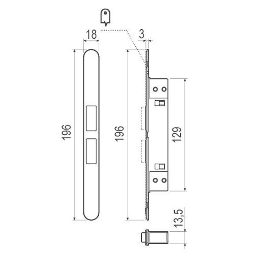 Размеры AGB Touch B01120.30.93
