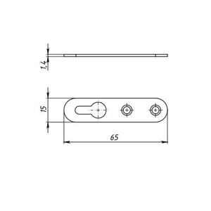 Подвеска мебельная КУНГУР 5.1а L-65 цинк (1 шт)