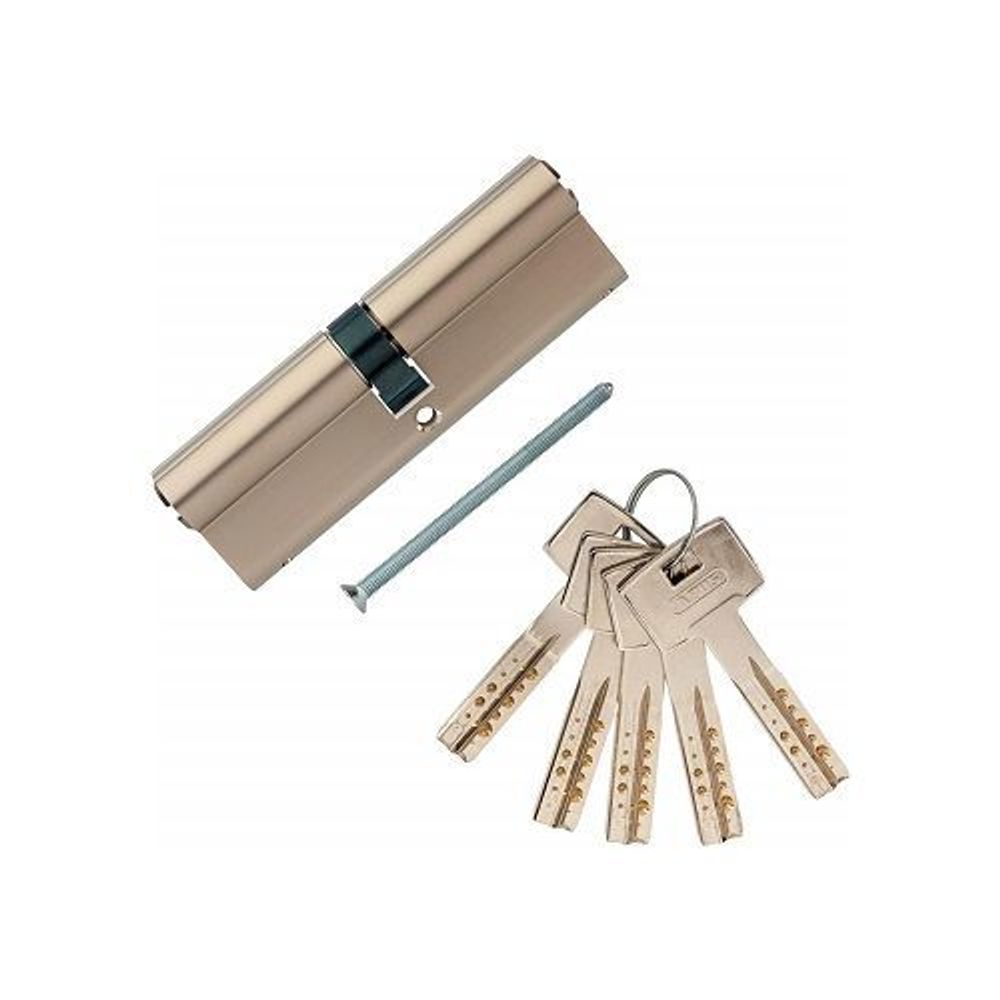 Цилиндр ABUS M12R410 ключ/ключ 45-45 (90 мм ) NI