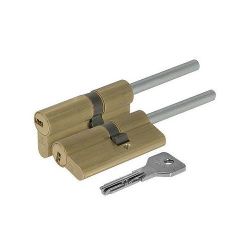 Цилиндровый механизм CISA под вертушку (дл. шток) ASIX OE307-87.00 (90 мм/55+10+25), ЛАТУНЬ /23915/