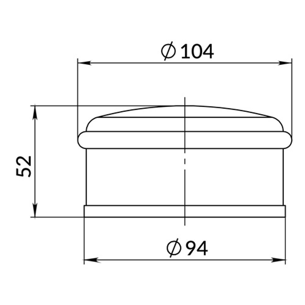 Упор дверной PUNTO LM DFIX/F100 SN-3 мат.никель /62905/