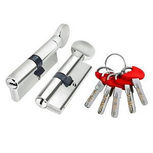 Цилиндровый механизм с вертушкой FUARO D-PRO502-8/90 mm (40+10+40) CP хром 5кл. +1 перекод. /41281/